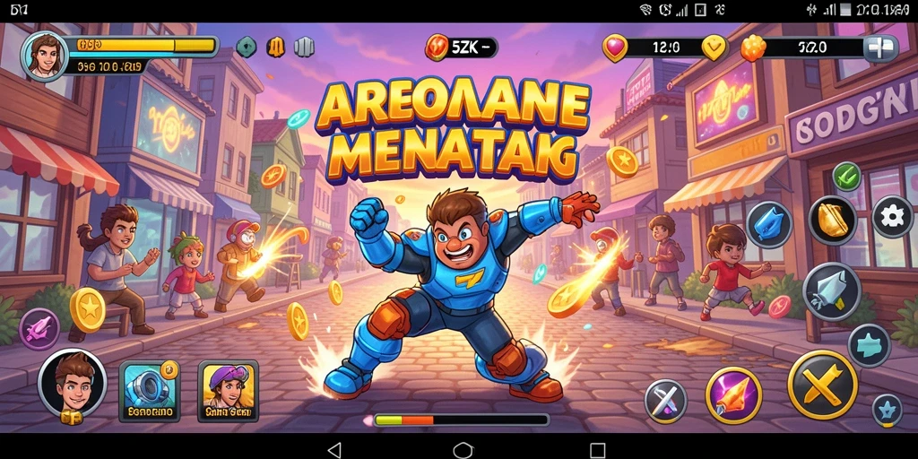 Tampilan gameplay seru dalam 5ZK menantang pemain.