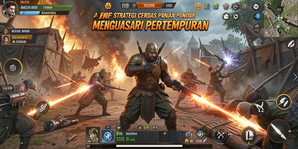Tampilan gameplay AFAF dengan strategi yang mendebarkan.