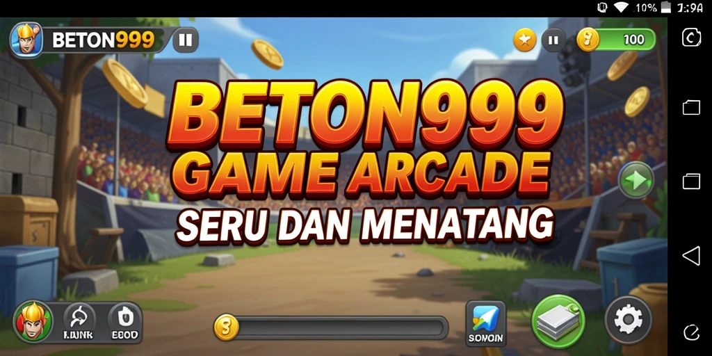 Tampilan gameplay yang menantang dan menarik dari BETON999.