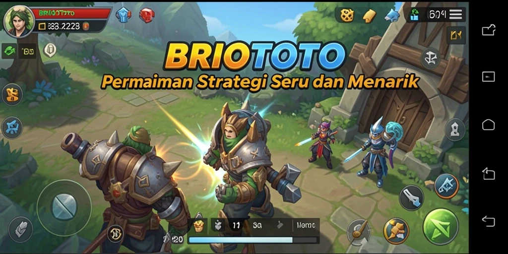 Tampilan menakjubkan dari gameplay BRIOTOTO yang seru.