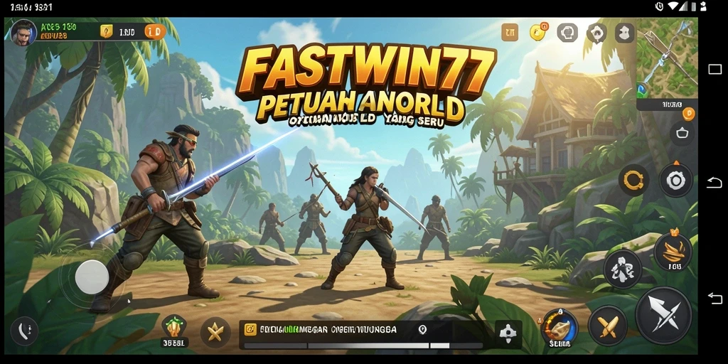 Screenshot menarik dari gameplay Open World FASTWIN77.