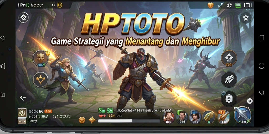 Tangkapan layar gameplay HPTOTO yang menunjukkan pertarungan strategi mendebarkan.