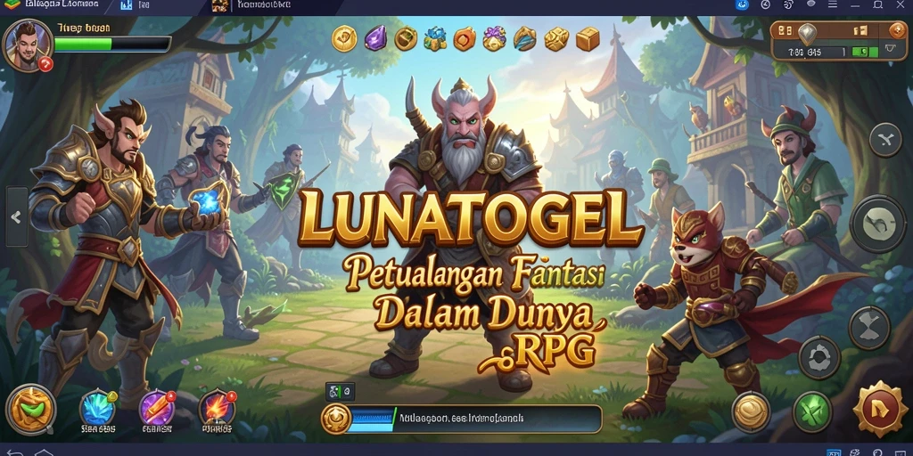 Tampilan gameplay menarik dari LUNATOGEL dengan aksi RPG seru.