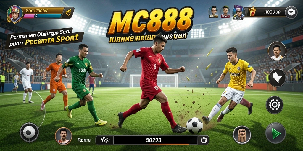 Tampilan seru gameplay olahraga dalam MC888 dengan aksi yang mendebarkan.