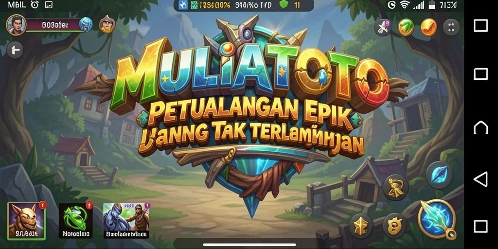 Tampilan menarik dari gameplay petualangan MULIATOTO.