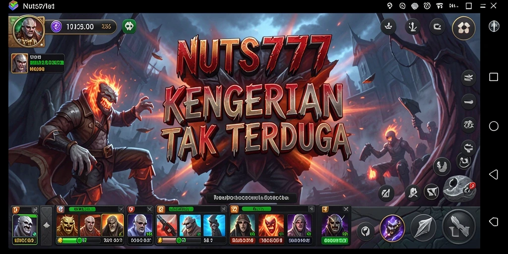 Tangkapan layar gameplay NUTS777 yang penuh ketegangan dan misteri.