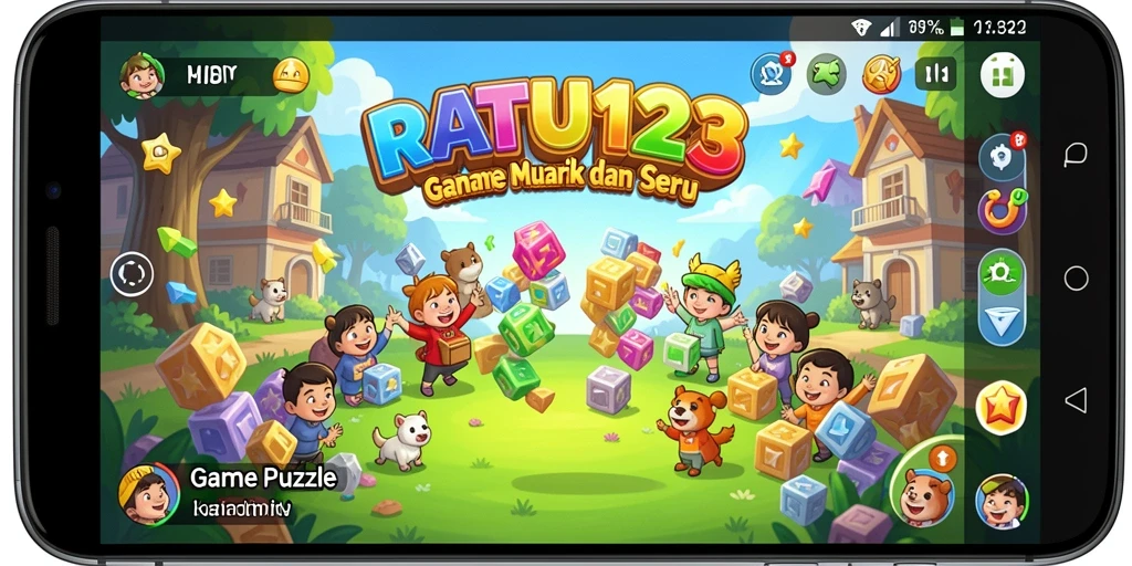 Tampilan gameplay <strong>RATU123</strong> dengan puzzle yang menantang.