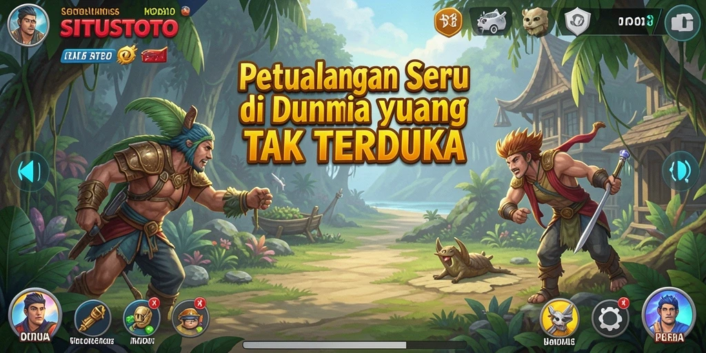 Screenshot gameplay SITUSTOTO menampilkan aksi petualangan yang mendebarkan.